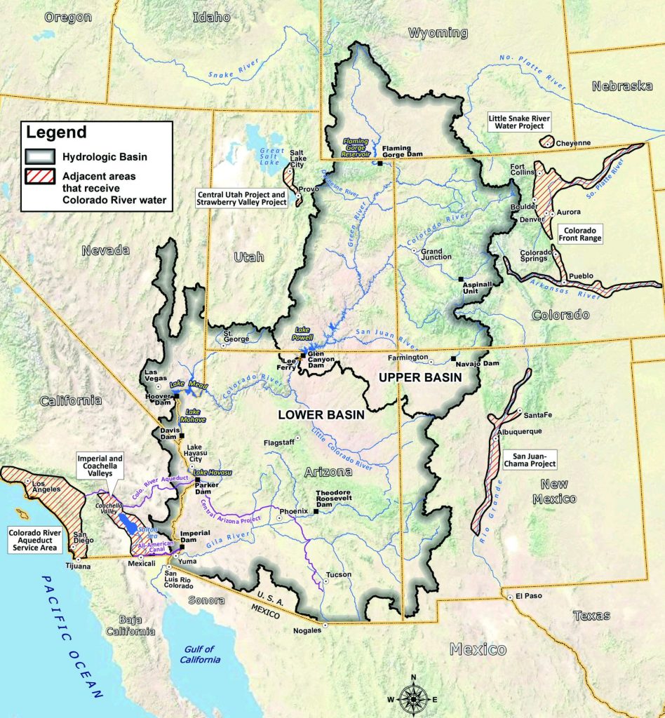 Study: Colorado River Basin drying up faster than previously thought GRACE-map