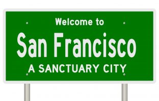 Welcome to San Francisco road sign