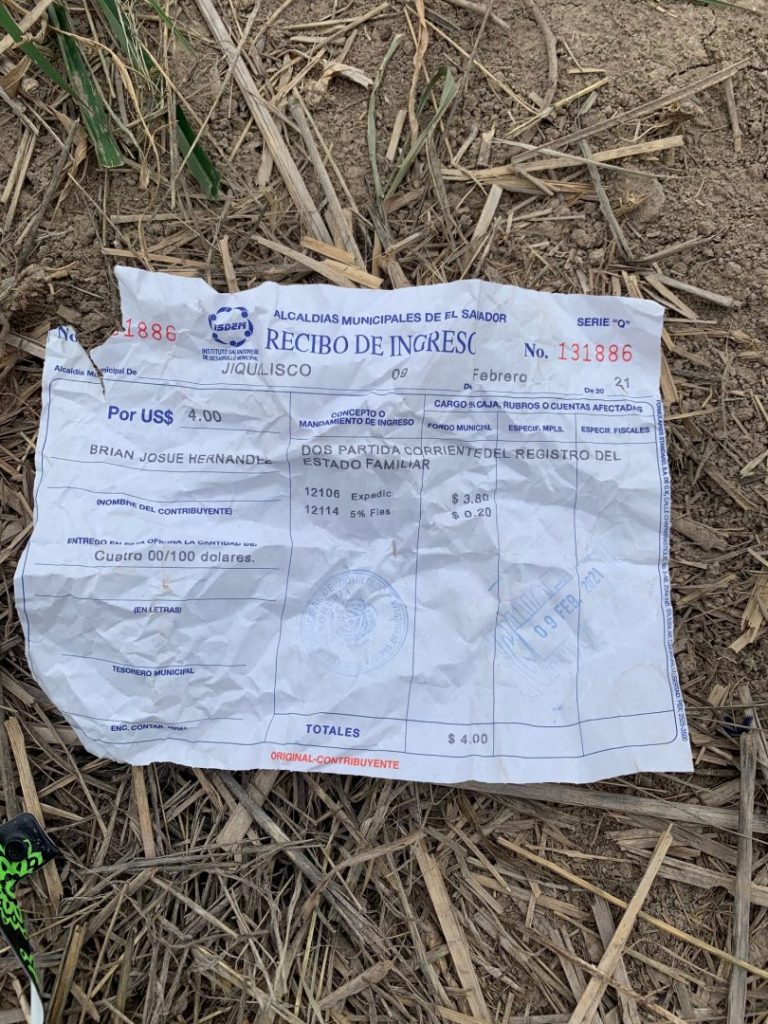 Migrant travelers' documents